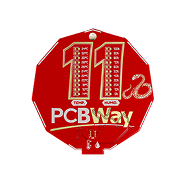 PCBWay Christmas Badges Tree（Not soldered）