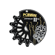 PCBWay 11th Anniversary Badge B